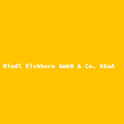 Riedl Eichhorn GmbH &amp; Co. KGaA