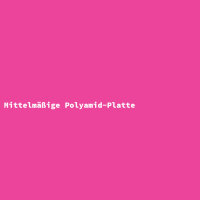 Mittelmäßige Polyamid-Platte