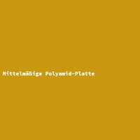 Mittelmäßige Polyamid-Platte