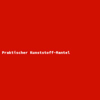 Praktischer Kunststoff-Mantel