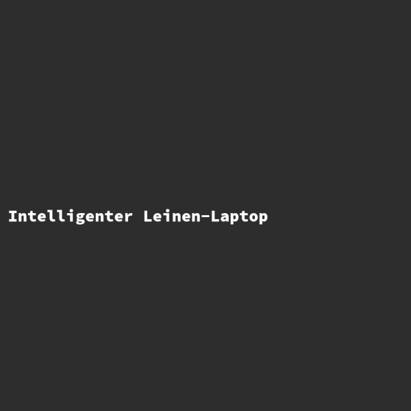 Intelligenter Leinen-Laptop