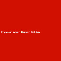 Ergonomischer Marmor-Schirm