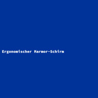 Ergonomischer Marmor-Schirm