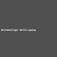 Reichhaltiger Wolle-Laptop