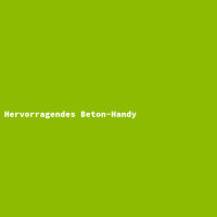 Hervorragendes Beton-Handy