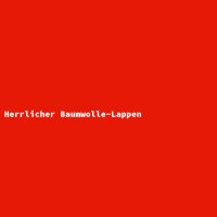 Herrlicher Baumwolle-Lappen