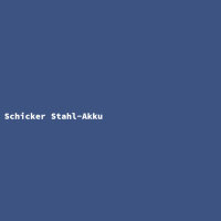 Schicker Stahl-Akku