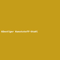 Günstiger Kunststoff-Stuhl