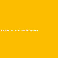 Lebhafter Stahl-Briefkasten