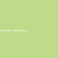 Beliebte Seide-Bank