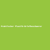 Praktischer Plastik-Briefbeschwerer