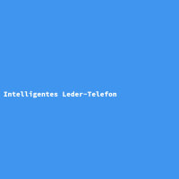 Intelligentes Leder-Telefon