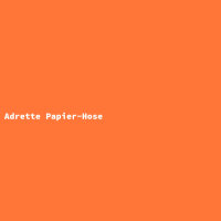 Adrette Papier-Hose