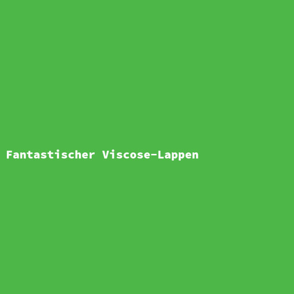 Fantastischer Viscose-Lappen