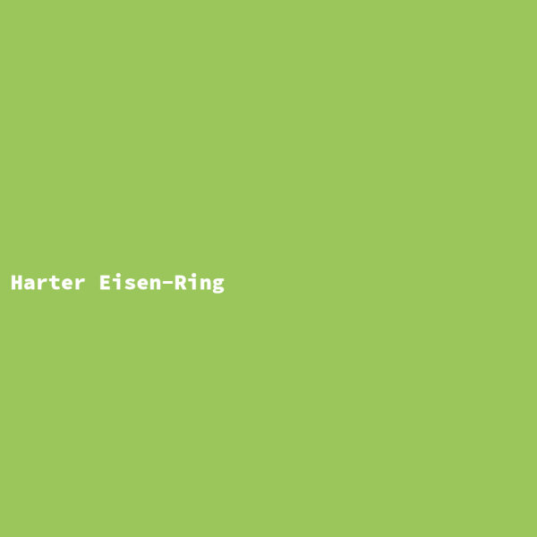 Harter Eisen-Ring