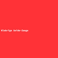 Klebrige Seide-Zange