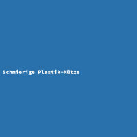 Schmierige Plastik-Mütze