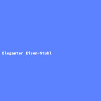 Eleganter Eisen-Stuhl