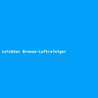 Leichter Bronze-Luftreiniger