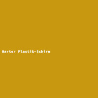 Harter Plastik-Schirm