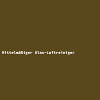 Mittelmäßiger Glas-Luftreiniger