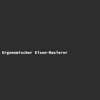 Ergonomischer Eisen-Rasierer