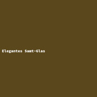 Elegantes Samt-Glas