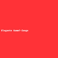 Elegante Gummi-Zange