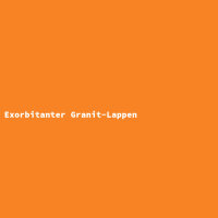 Exorbitanter Granit-Lappen